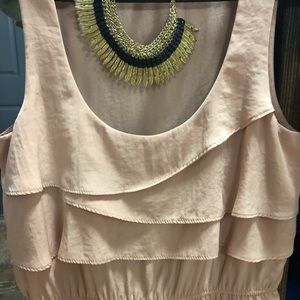 Peach or nude color dress